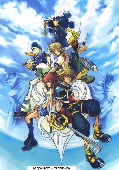 and kh2 cover picu  :d kingdom hearts 1 & 2